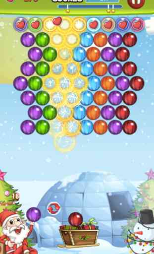 Bubble Winter Season - Matching Shooter Puzzle Game Free 4