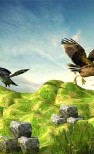 Pájaro caza águila y pato tirador sniper 1