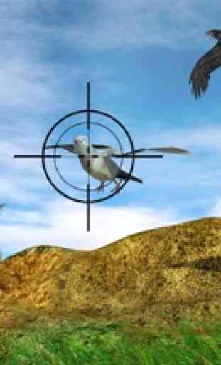 Pájaro caza águila y pato tirador sniper 4