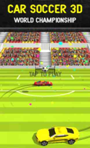 Car Soccer 3D World Championship : Juega Fútbol Deportes Juego con las carreras de coches 1