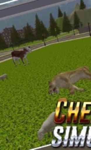 Chita City Park Ataque Sim -Tiger los animales atacan 2