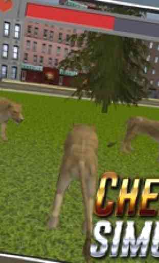 Chita City Park Ataque Sim -Tiger los animales atacan 3