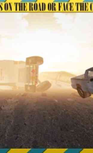 Desert Bus Simulador de Conducción - Un torrente de vista de cabina con su vehículo gigante 4