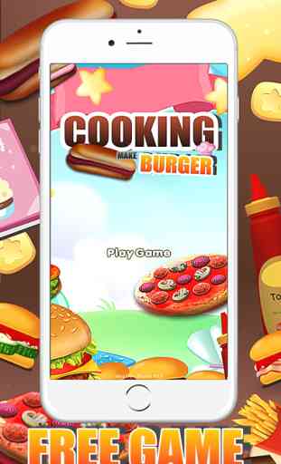 Hacer la galleta Berger Partido 3-juegos fabricante de hamburguesa de comida para niños y niñas 1