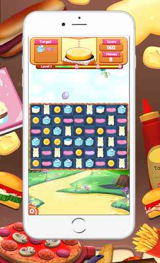 Hacer la galleta Berger Partido 3-juegos fabricante de hamburguesa de comida para niños y niñas 2