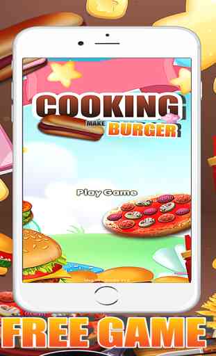 Hacer la galleta Berger Partido 3-juegos fabricante de hamburguesa de comida para niños y niñas 4