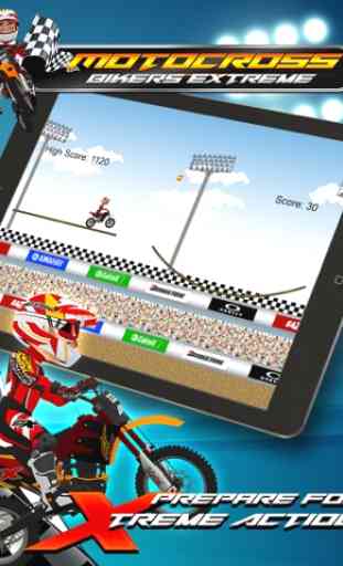 Crazy Motocross Bikers: Xtreme Skills Madness 3