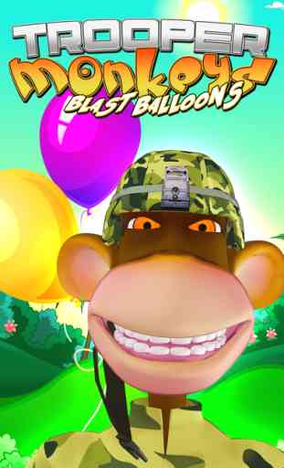 Crazy Trooper Monkeys Blast Balloons 1