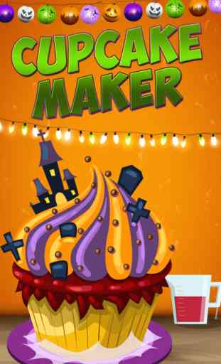 Cupcake Maker Story:Halloween kitchen Cooking game 1