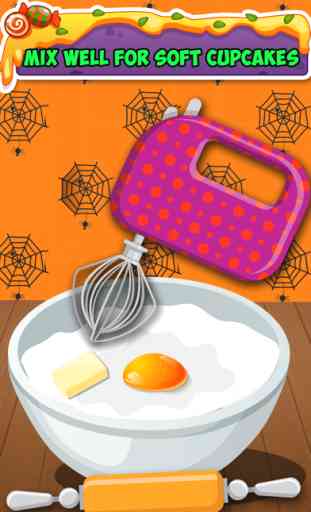 Cupcake Maker Story:Halloween kitchen Cooking game 2