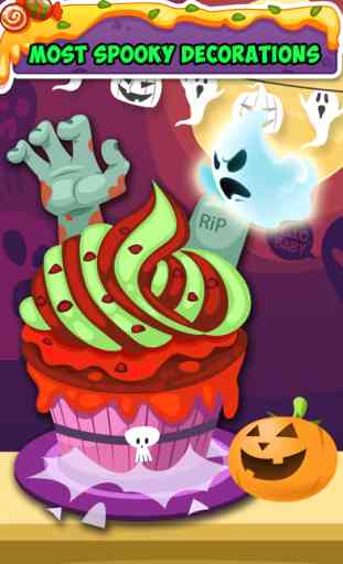 Cupcake Maker Story:Halloween kitchen Cooking game 3