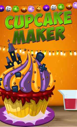 Cupcake Maker Story:Halloween kitchen Cooking game 4