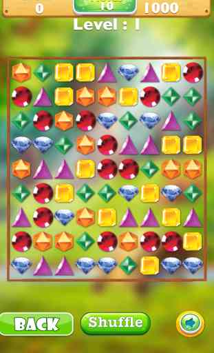 Diamond Jewels Mania Story - Free kids match puzzle game 2