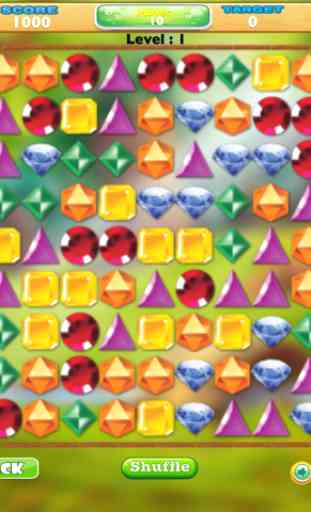 Diamond Jewels Mania Story - Free kids match puzzle game 3