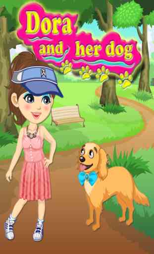 Dora’s  Dog – Viste y hacer encima del juego para los niños que aman los juegos de perros 1