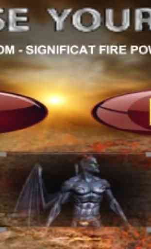 Dragon Fist Gárgola Demon 3D - una increíble guerra monstruo egipto investida 2