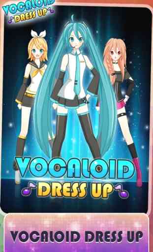 Dress up Vocaloid girls Edition: The Hatsune miku love-live and make up games 4