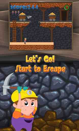 Escape the Pitfall: Gold Mine Dash Escape 3