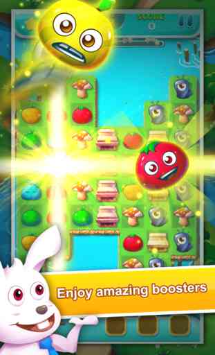 Fruit Splash extrema: GRATIS fruta conecta la línea del partido-3 juego de puzzle 2