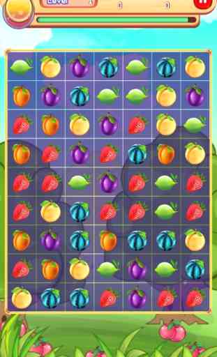 Fruta Match: Saga flores Farm flores Mejor puzzle 4