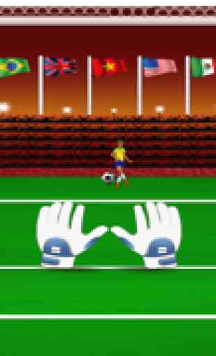 GoalKeeper Penalty Kicks Goalie Soccer Shootout - Fun Futbol Worldcup Game 2