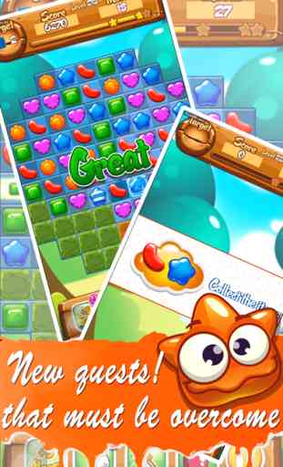 Jelly Garden puzzle : 3 Match Free Game 3