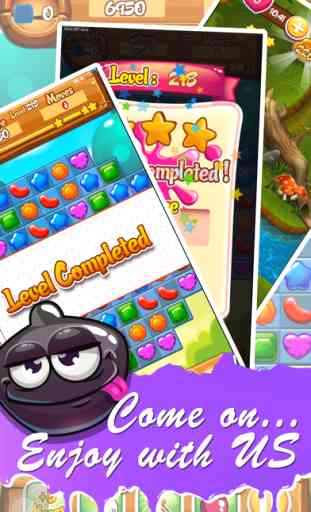 Jelly Garden puzzle : 3 Match Free Game 4