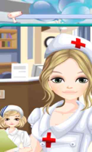 Viste a enfermeras - Juego de hospital para los niños que les gusta vestir a los médicos y enfermeras 4