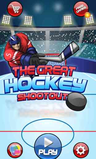 Hockey Flick - El juego gratis de Great Hockey Shootout 1