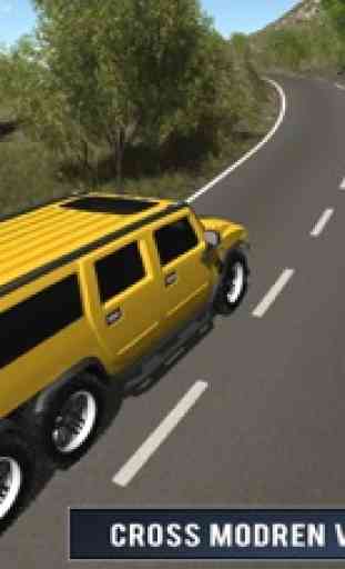 Up Hill Limo Off Road Car Rush 1