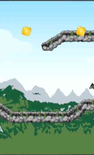 Salto de la cabra de Jetpack: Rampage loco de Animal de granja en simulador de colinas 4