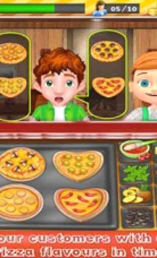 Cocina fiebre Pizza chef - tiempo gestión cocina juego 1