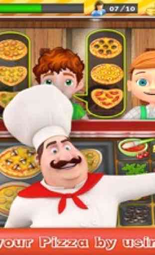 Cocina fiebre Pizza chef - tiempo gestión cocina juego 2