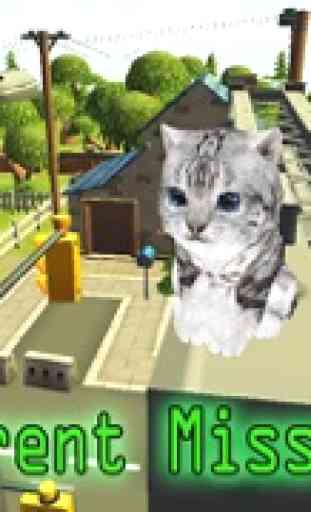 Gatito Gato Mascota 3D Arte 1
