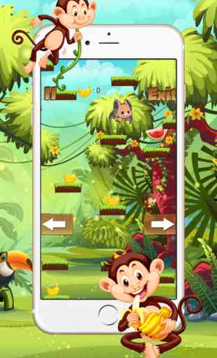 King Kong comer plátano selva juegos para niños correr 4