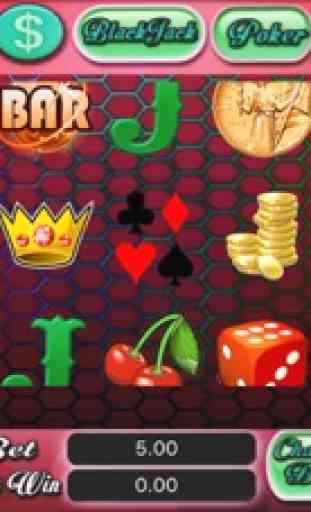Las Vegas Slots Machine: Libre Poker y acumulado 3