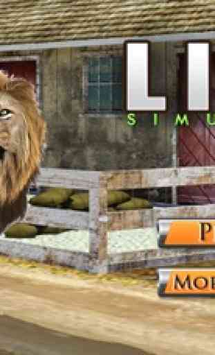 León Simulador 3D -Safari simulación de animales c 1