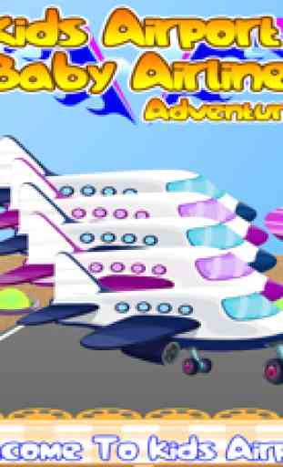 niños aeropuerto bebé aerolíneas aventuras poco niños y niñas juegos 1