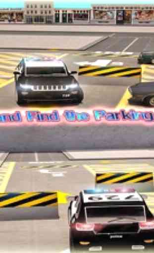 Aparcamiento de varias plantas a la Policía 2016 - Multi nivel de Park Plaza simulador de conducción en 3D 3