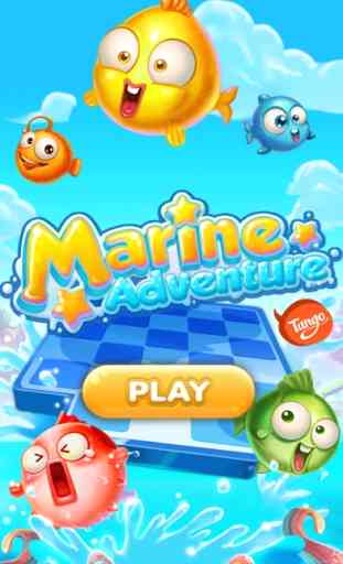 Marine Adventure: juego para TANGO cuyo objetivo consiste en reunir y combinar 3 peces 1