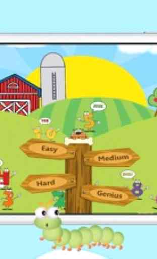Matemáticas para niños - juegos gratis de aprendizaje de educación y formación 2