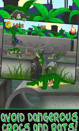 Motorcycle Bike Race Escape : Speed Racing from Mutant Sewer Rats & Turtles Game - For iPhone & iPad Edition 2