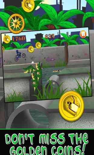 Motorcycle Bike Race Escape : Speed Racing from Mutant Sewer Rats & Turtles Game - For iPhone & iPad Edition 4