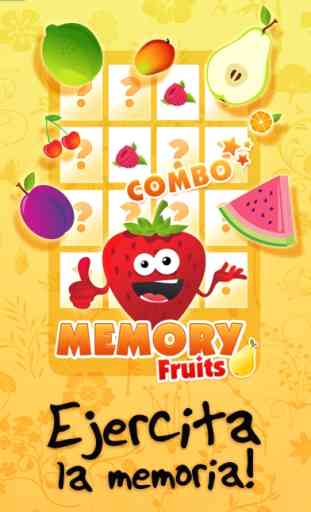 Frutas Juego Memoria Ejercicio 1