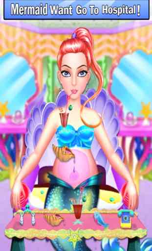 Mermaid Baby Born - Pregnant mermaid mommy game 3