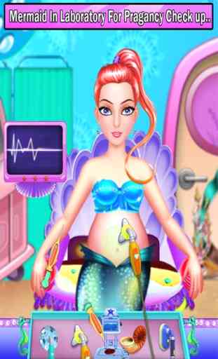 Mermaid Baby Born - Pregnant mermaid mommy game 4