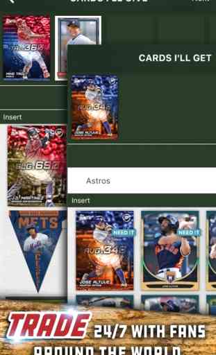 MLB BUNT Baseball Card Trader 3