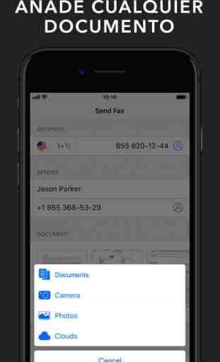 Fax App: enviar fax con iPhone 3