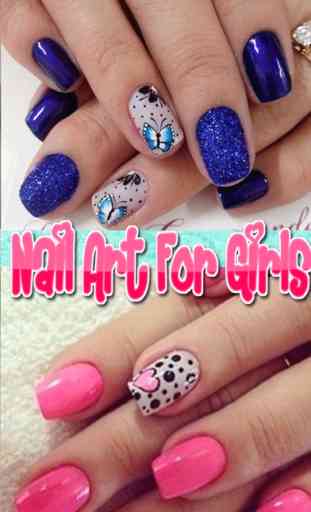 Arte de uñas para niñas gratis - Salón de princesa puntas de las uñas de manicura del arte diseños- 1