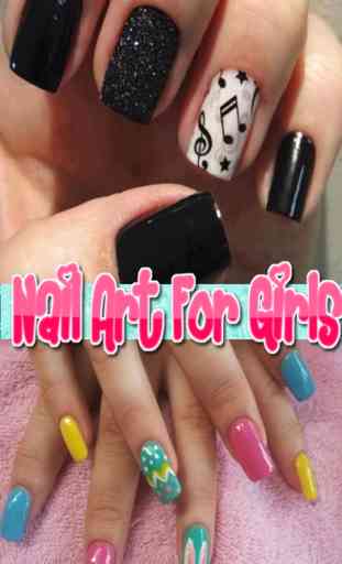 Arte de uñas para niñas gratis - Salón de princesa puntas de las uñas de manicura del arte diseños- 2